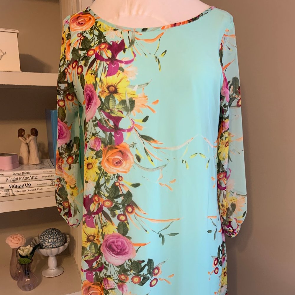 Long Sleeve Shift Dress